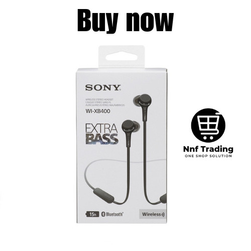 SONY WI-XB400 Wireless Stereo Earphones Bluetooth 5.0 Sport Earbuds HIFI Game