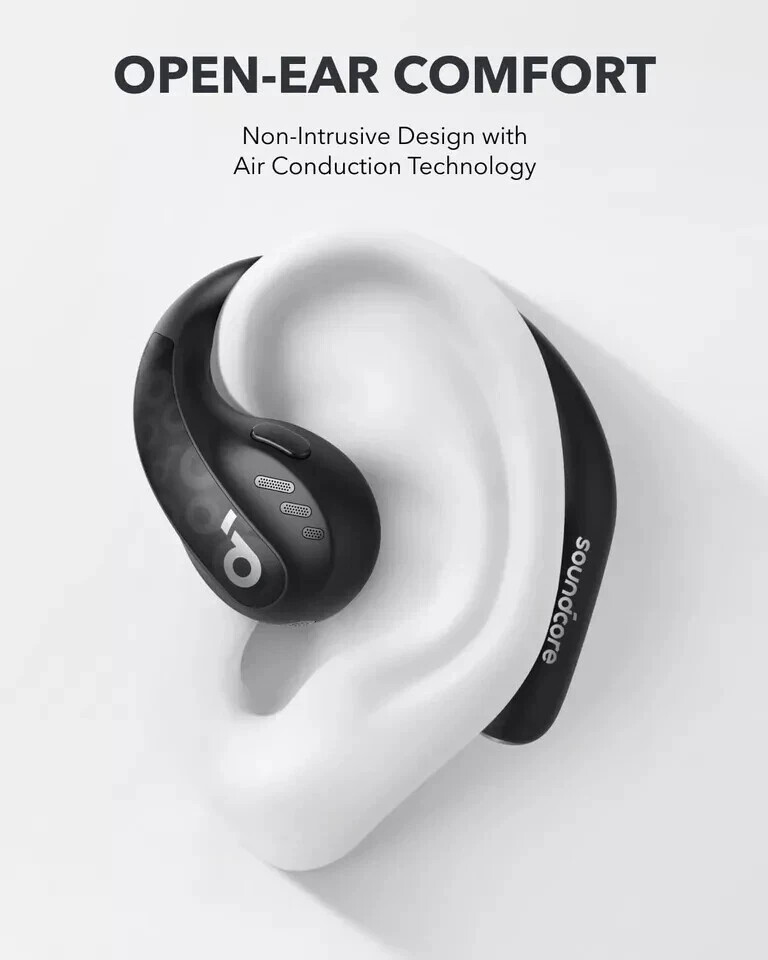 Soundcore AeroFit Pro Open-Ear Headphones Ergonomic Sport Wireless Earbuds