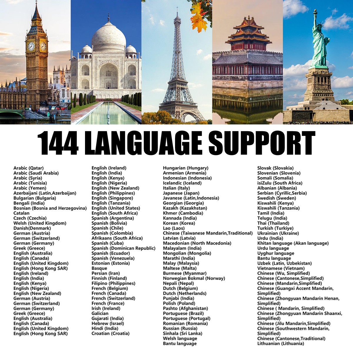 Translation Earbuds 144 Languages with AI Assistant Voice to Text US
