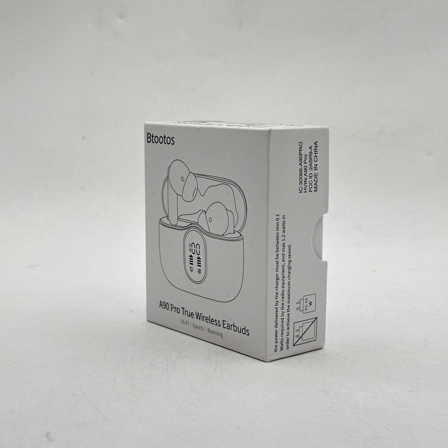 New Btootos A90 Pro Wireless In-Ear Bluetooth Headphones White