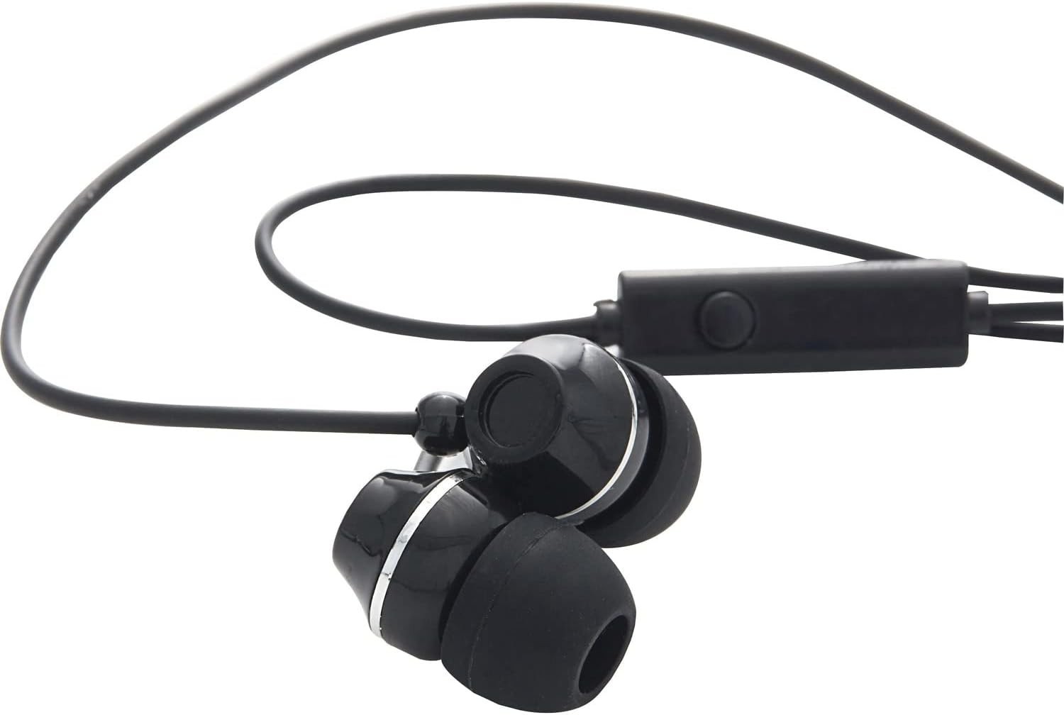 Lightweight In-Ear Stereo Earphones with Retractable Mic for Hands-Free Calling