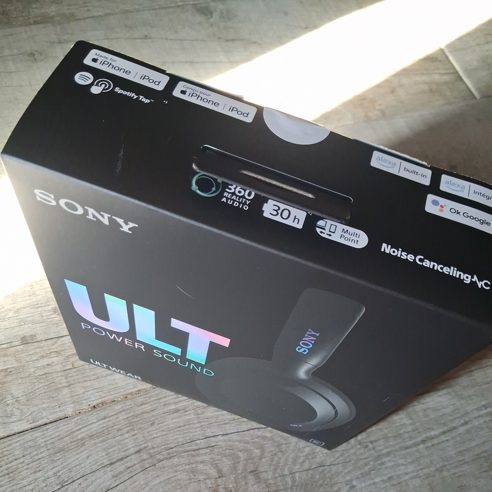 Sony ULT WEAR 900N Wireless Noise Canceling Bluetooth Headphones – Black