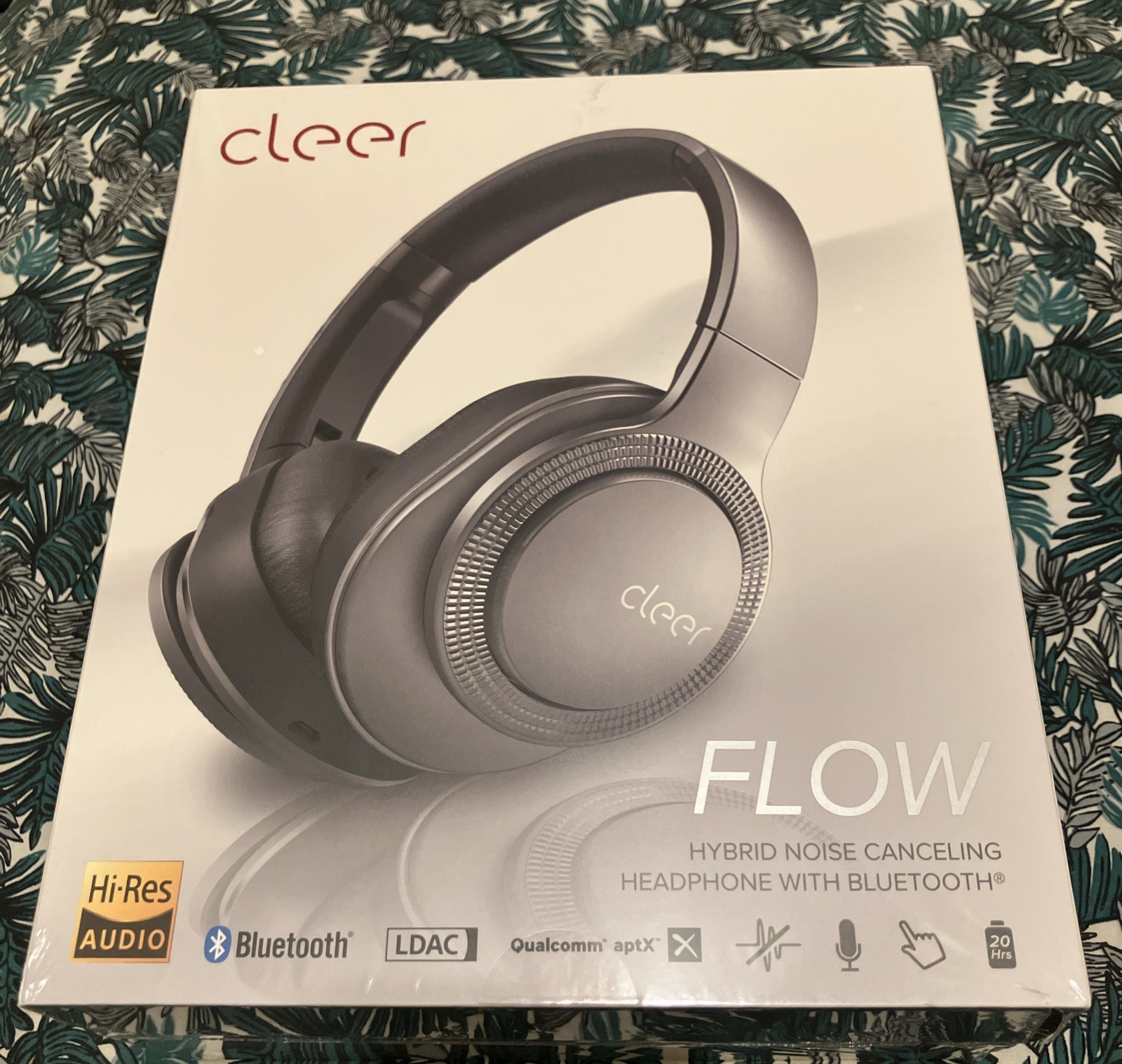 DISCONTINUED Cleer Flow Noise-Canceling Wireless Bluetooth Headphones SILVER