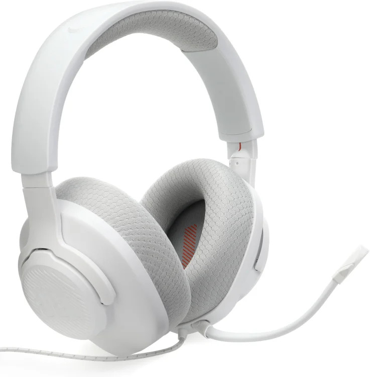 JBL Quantum 100M2 Wired Gaming Headset – White