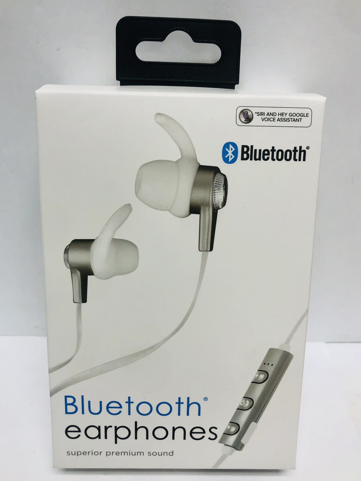 Vivitar Bluetooth Earphones Rechargeable Battery,White, Superior Sound