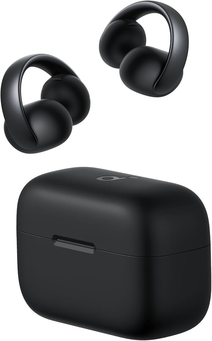 Anker earphones Soundcore AeroClip open-ear Bluetooth Midnight Black A3388N11 JP