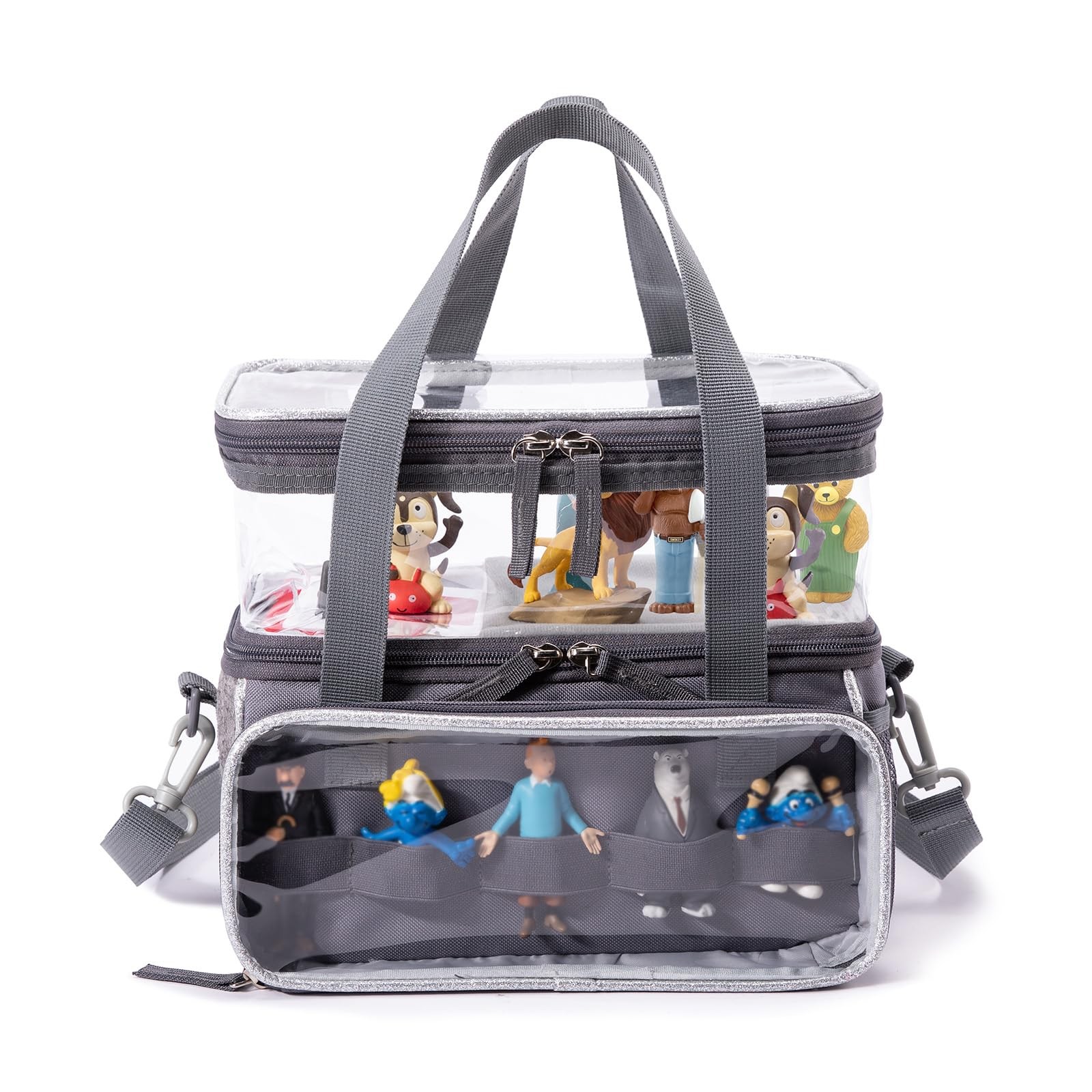 SFYBYHEART Double-Layer Carrying Case with Magnetic Bottom for Tonie Figures …