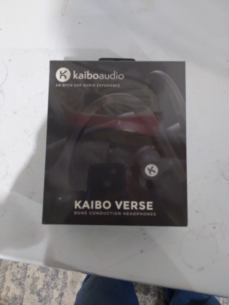 Kaiboaudio Kaibo Verse Bone Conduction Headphones, Bluetooth, Black