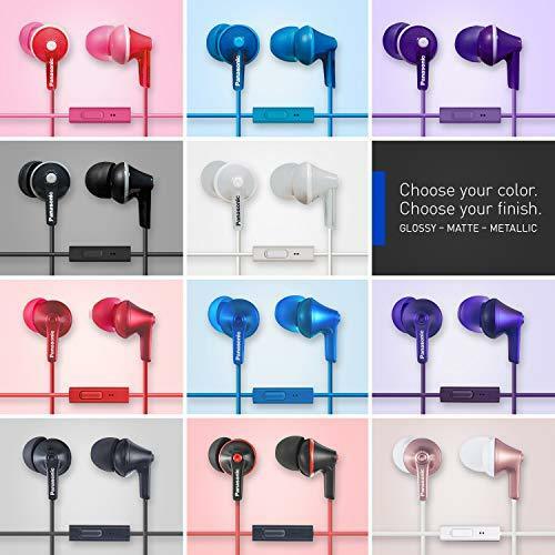 PANASONIC ErgoFit In-Ear Earbud Earbuds HJE120-TCM125 MANY COLORS NEW