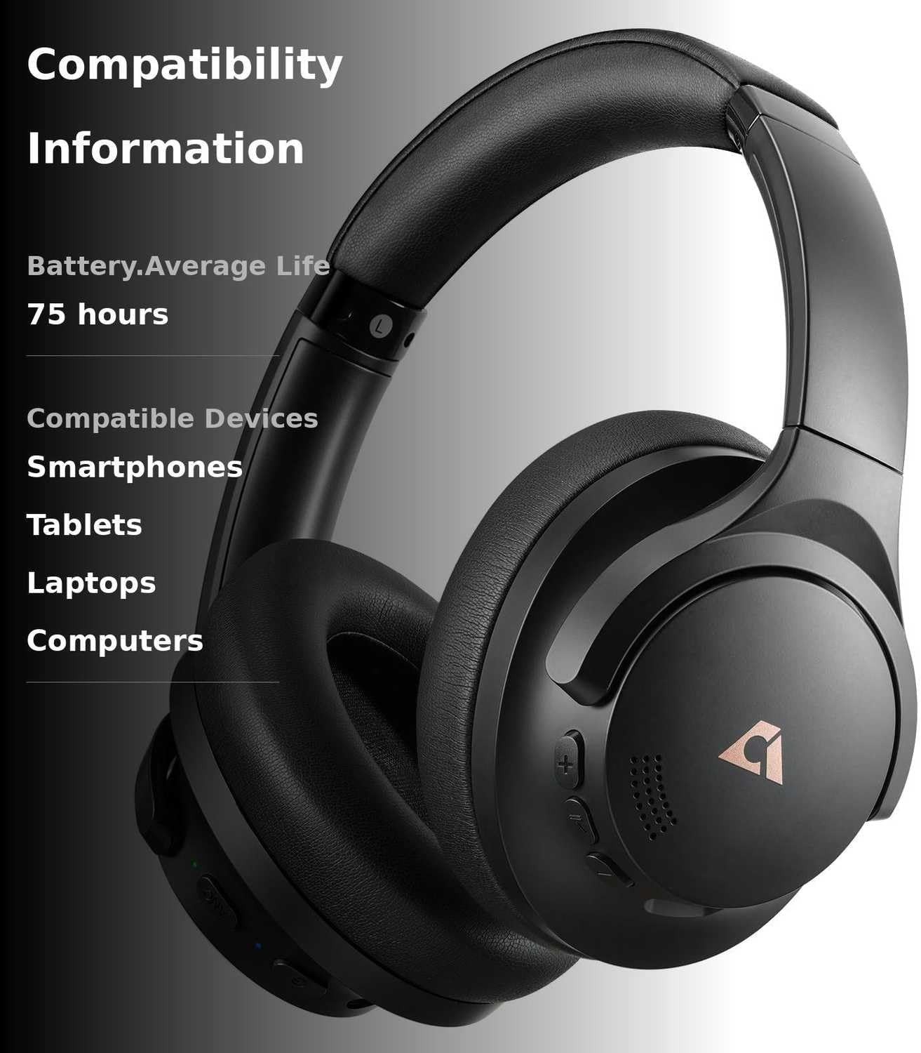 Y8+ Noise Cancelling Headphones Bluetooth, Wireless LDAC Hi-Res Audio, Custom…