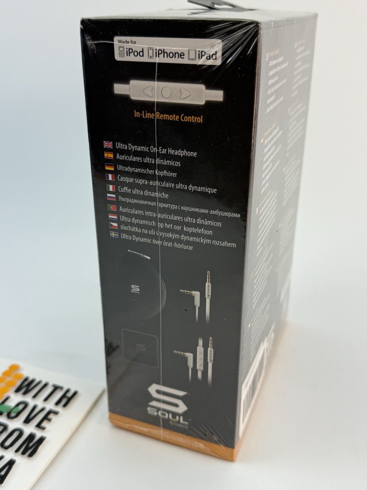 Soul by ludacris SL100 Headband Headphones w/ In-Line Remote Control SEALED