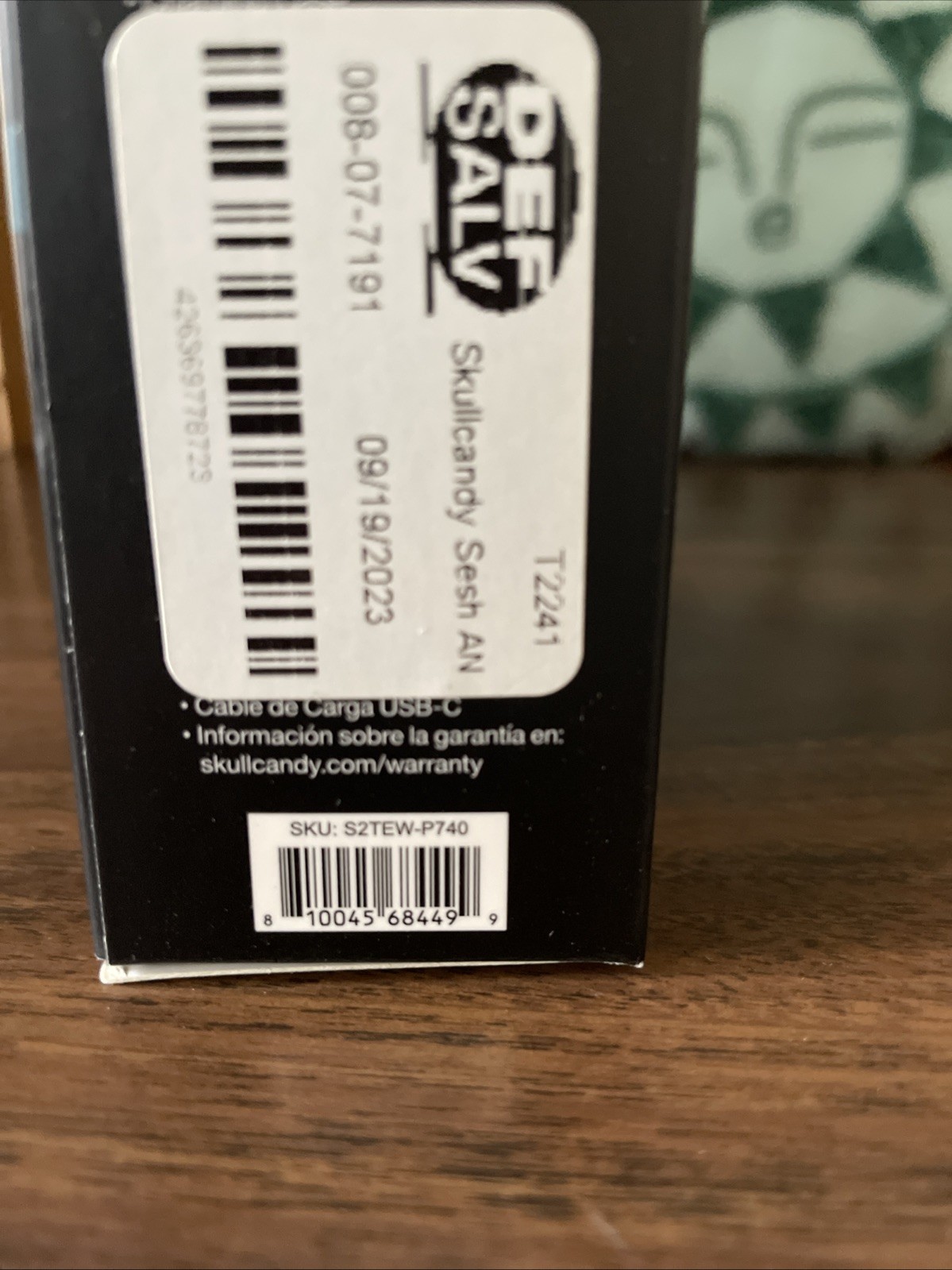 Skullcandy Sesh ANC In Ear Wireless Headphones – Black