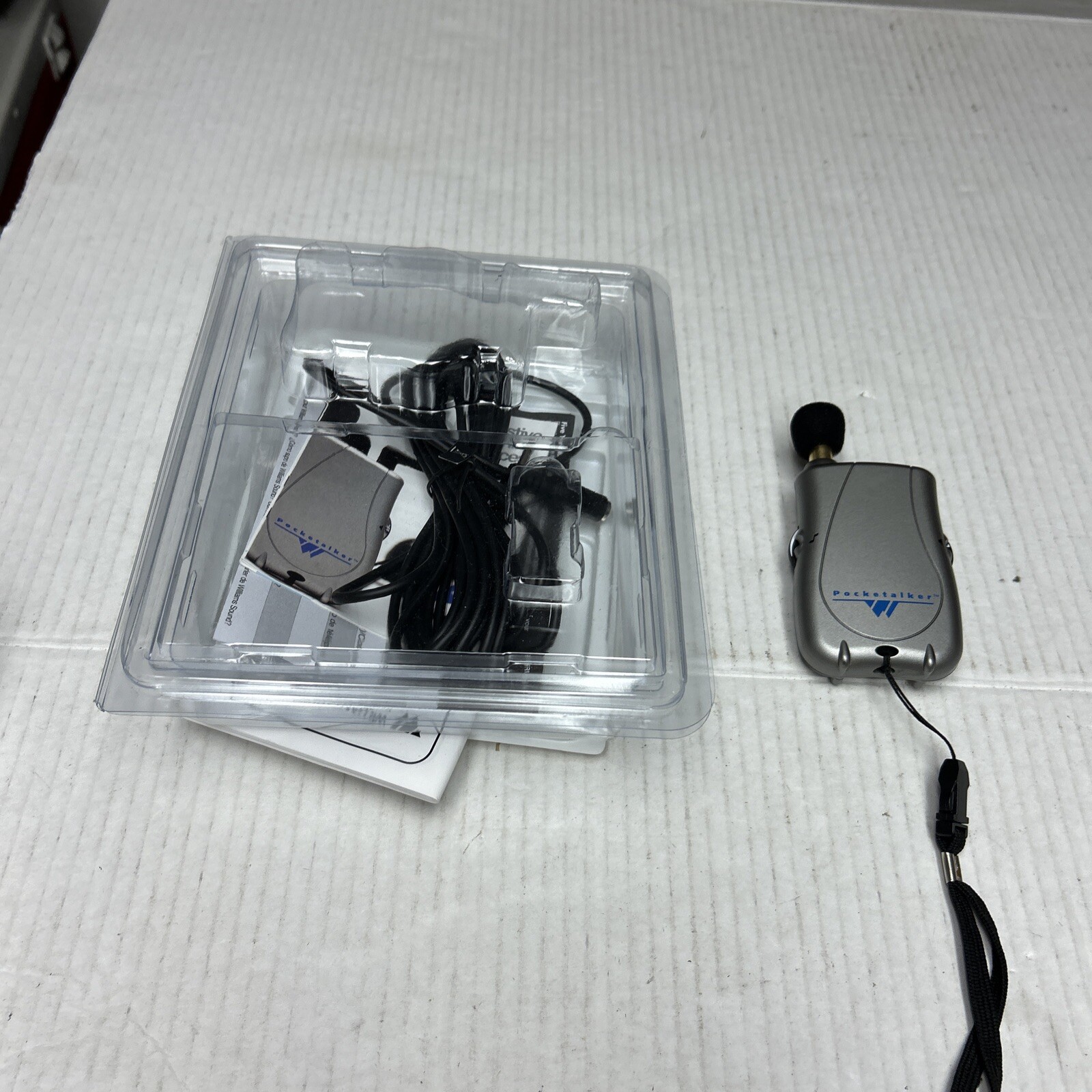 Williams Sound Pocketalker Ultra Personal Sound Amplifier With Box