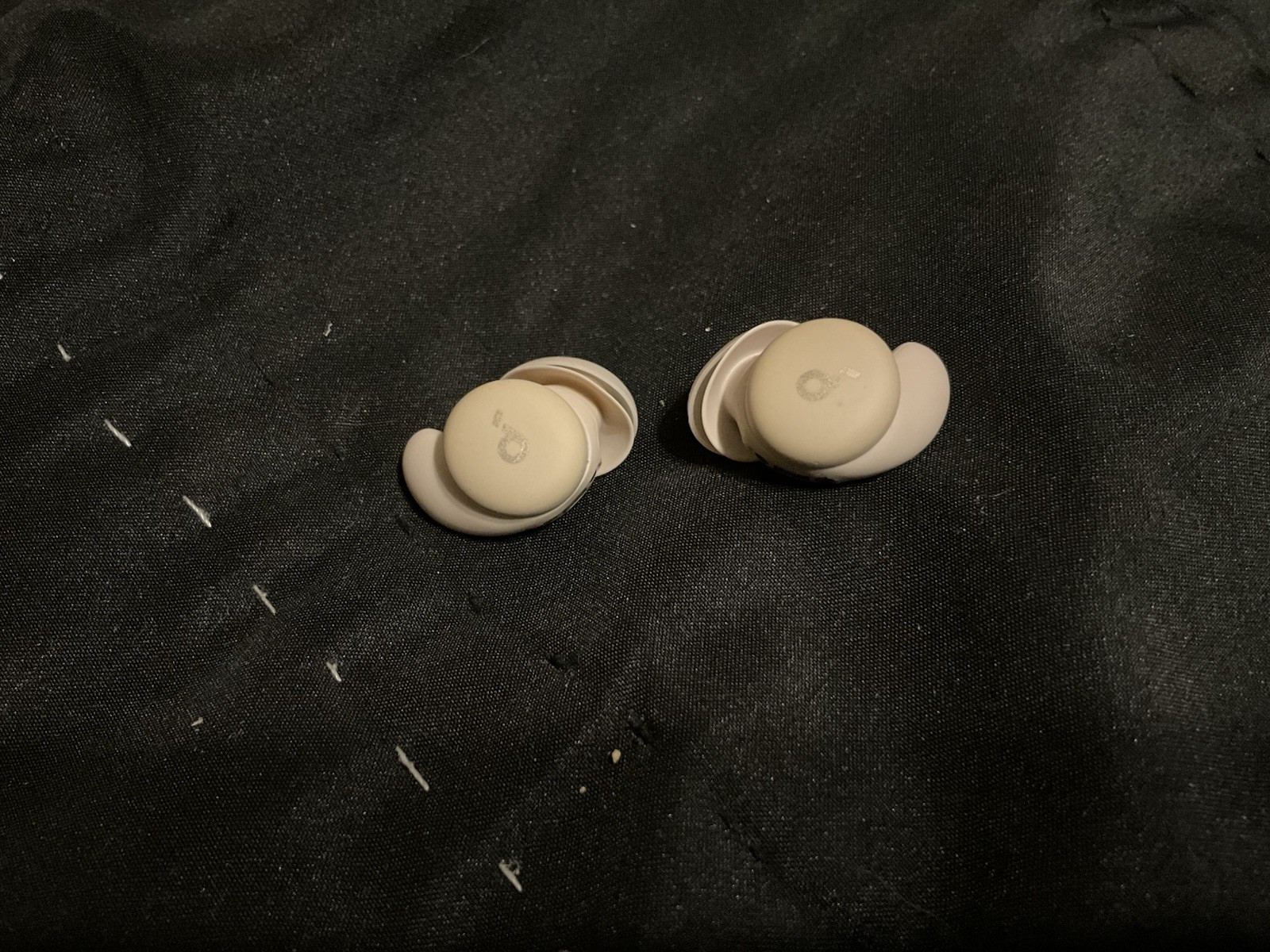 soundcore Sleep A20 Bluetooth Wireless Sleep Earbuds Beige w/ Charging Case Box