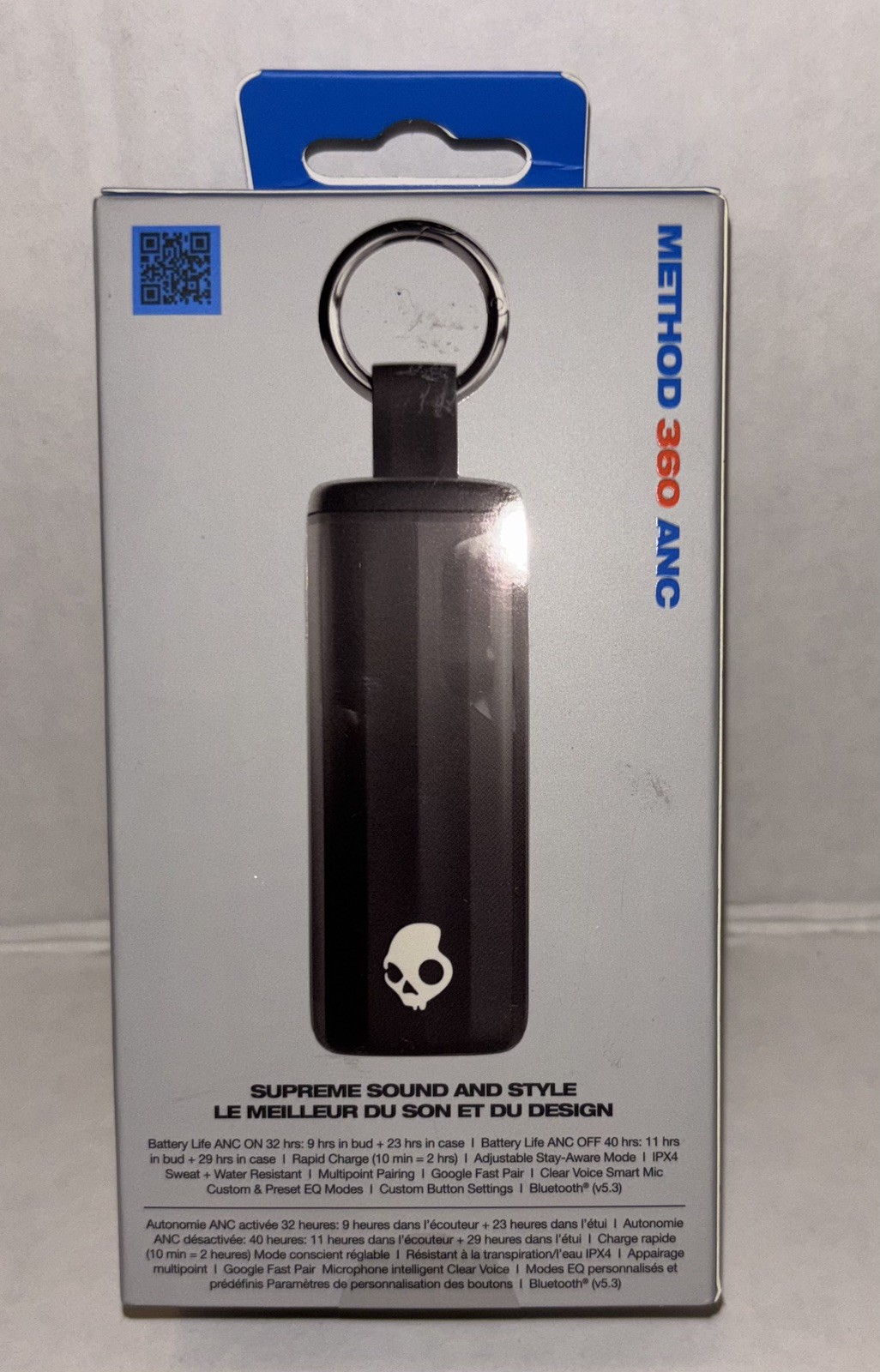 Skullcandy Method 360 ANC Wireless Earbuds, Sound by Bose, Bluetooth Headphones