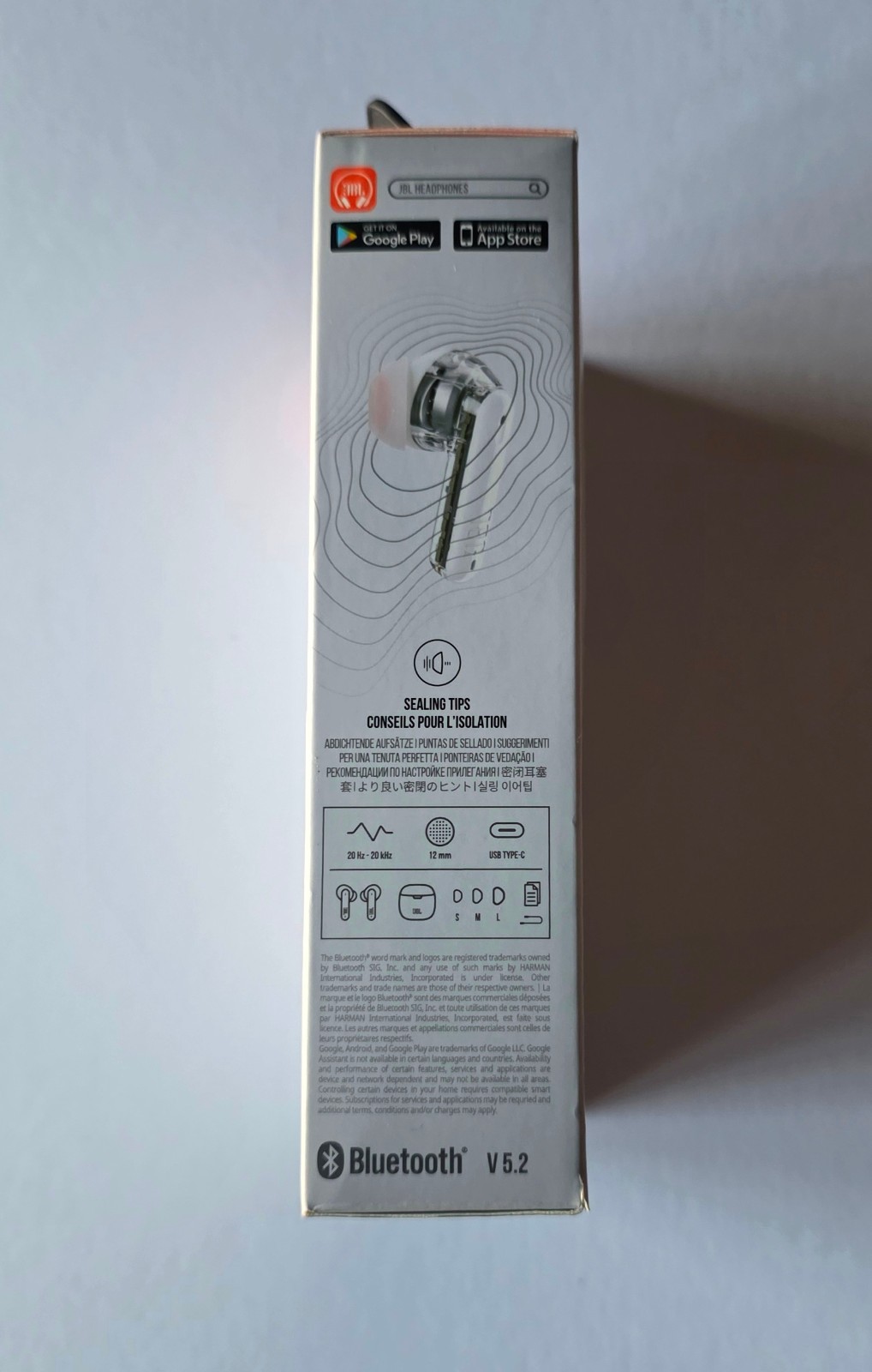NEW Original Ghost White JBL Tune Flex True Wireless Headphones in Retail Pkg