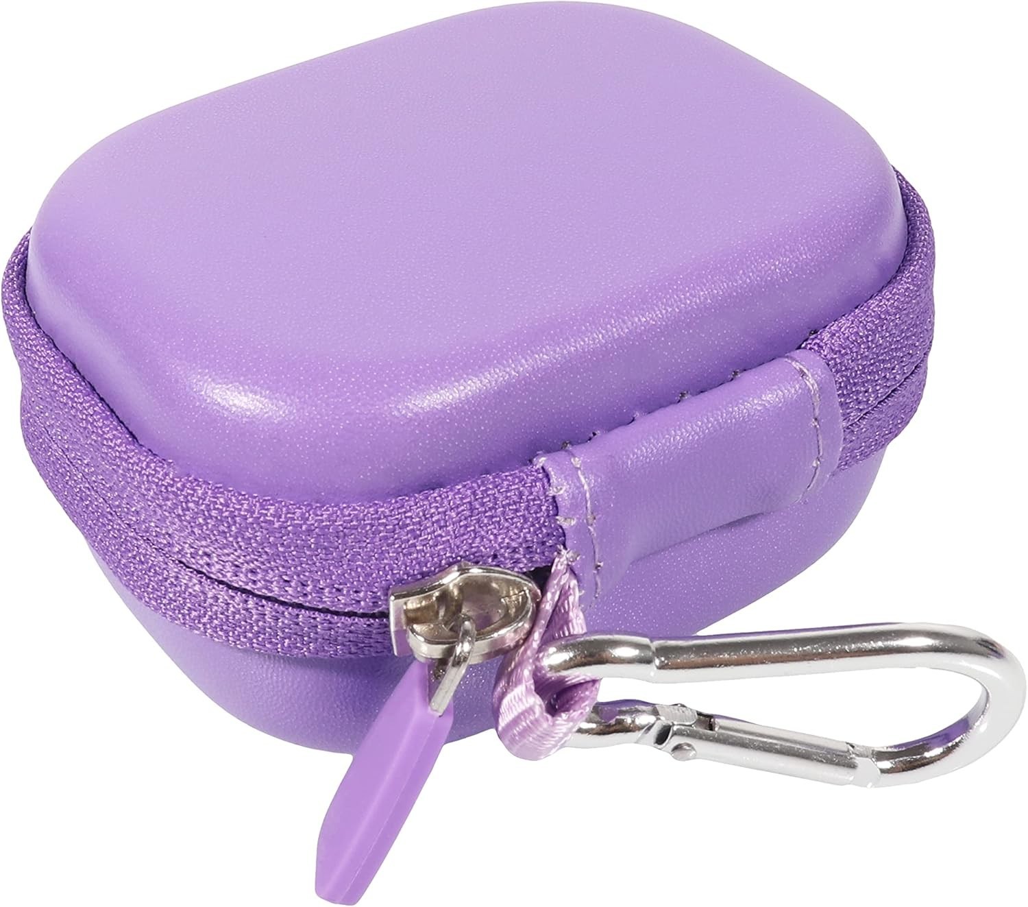 Universal Earbud Case with Elastic Strap for Clip-On Headphones, Lightweight