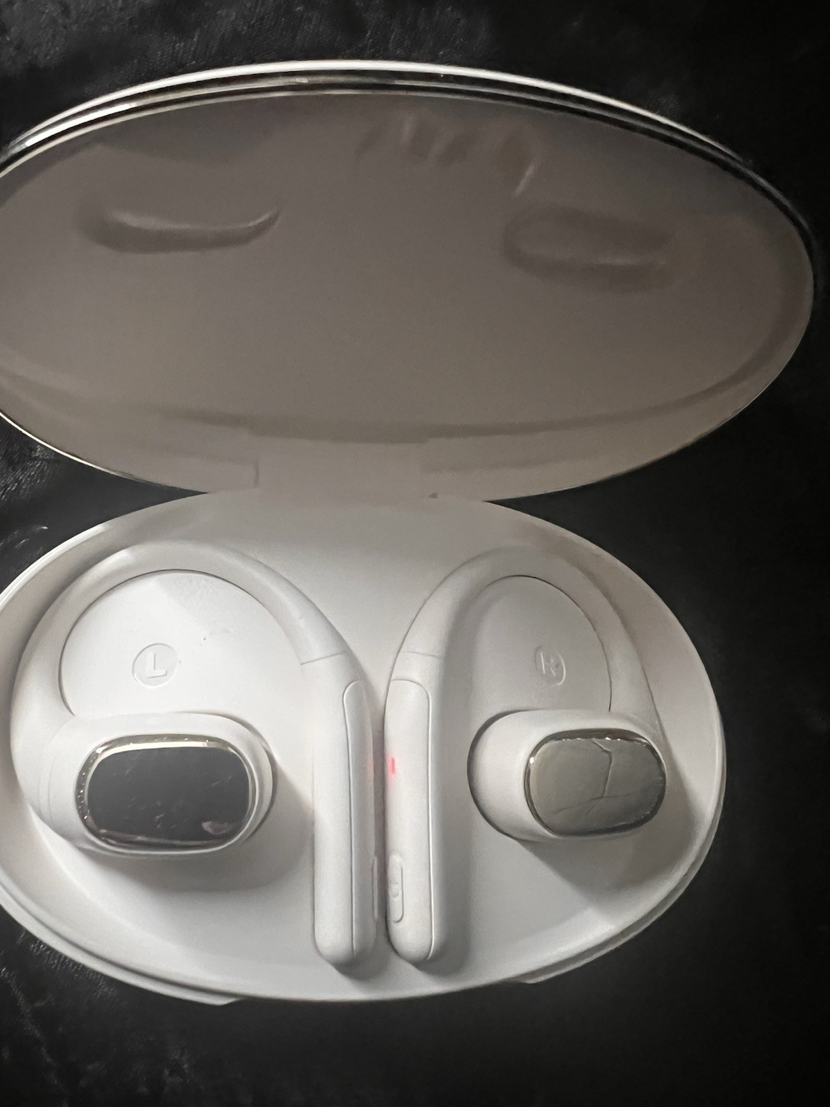 Pocbuds -Over-Ear Headphones -White/Silver (Open Box )