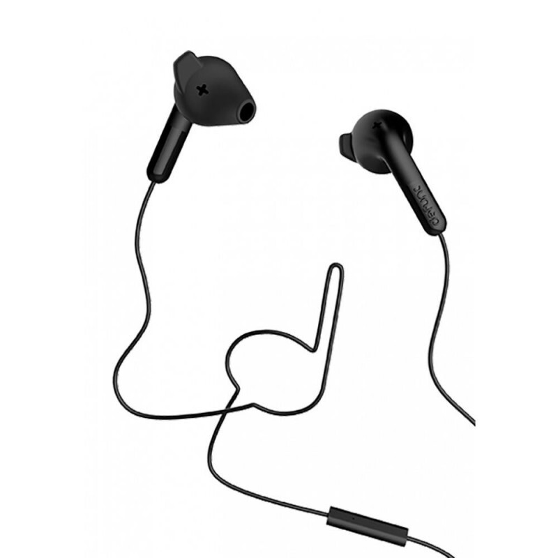 DeFunc BASIC HYBRID Earbud Earphones with Mic – Black