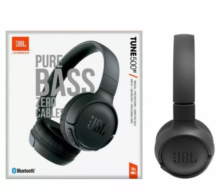 JBL Harman Tune500BT Pure Bass Zero Cables | Hands Free Calls |