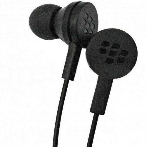 Blackberry Earbuds WS-510 HDW-61938-001 Black Wired 3.5mm Right Angle Jack OEM