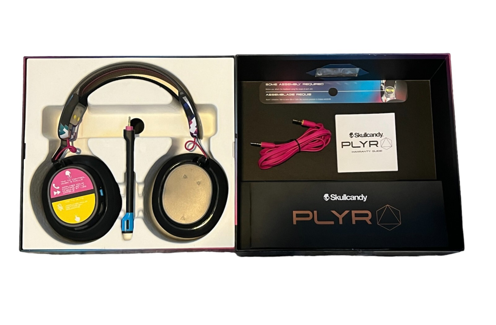 Skullcandy PLYR Multi-Platform Over-Ear Wireless Gaming Headset w 24Hr Battery
