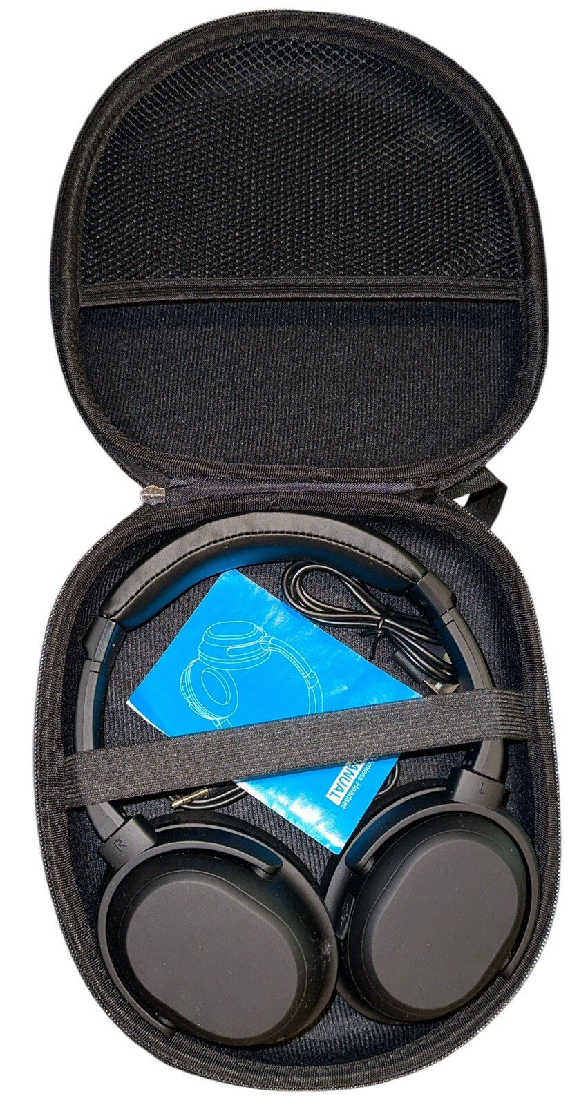 New ANC Bluetooth Wireless (&Wired) Headphones w/Case – Active Noise Canceling