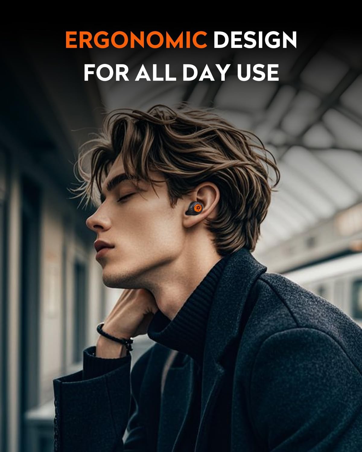 GravaStar Sirius Plus True Wireless Earbuds, Bluetooth 5.3 Active Noise Black