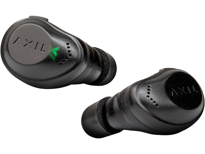 AXIL XCOR Ultimate 4-In-1 Wireless Bluetooth In-Ear Earbuds Black Double