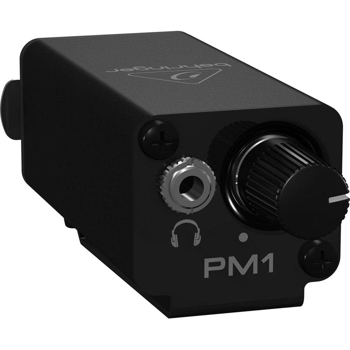 Black Headphones with XLR Input and Locking Mechanism for In Ear Monitoring
