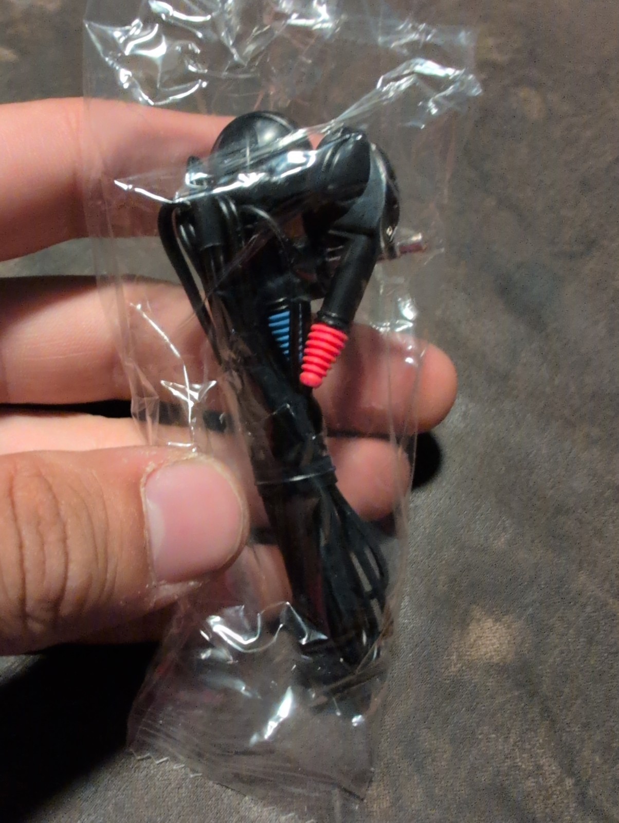 Vintage DMG-02 Earphones Red Blue Earbuds For Nintendo Game Boy Sealed