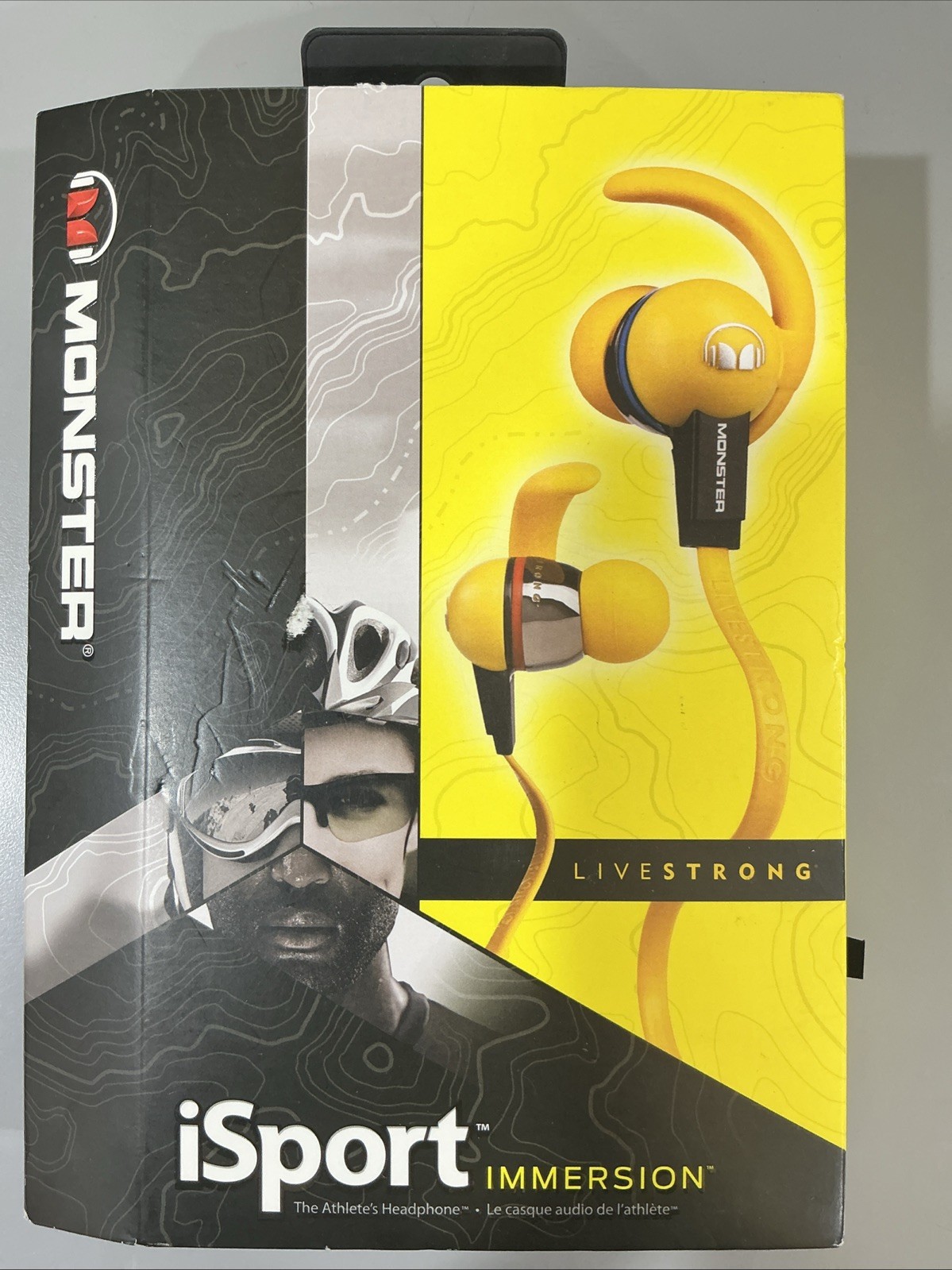 Monster iSport Immersion In-Ear Earbuds 3.5mm Washable Mic Yellow/Black