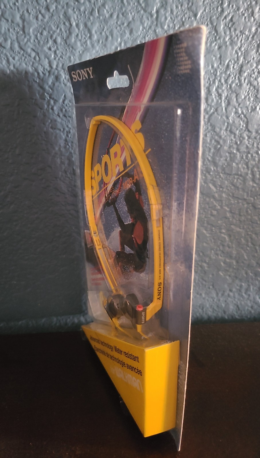 Vintage Sony MDR-A15L Sports Walkman Headphones Yellow New FACTORY SEALED 1980s