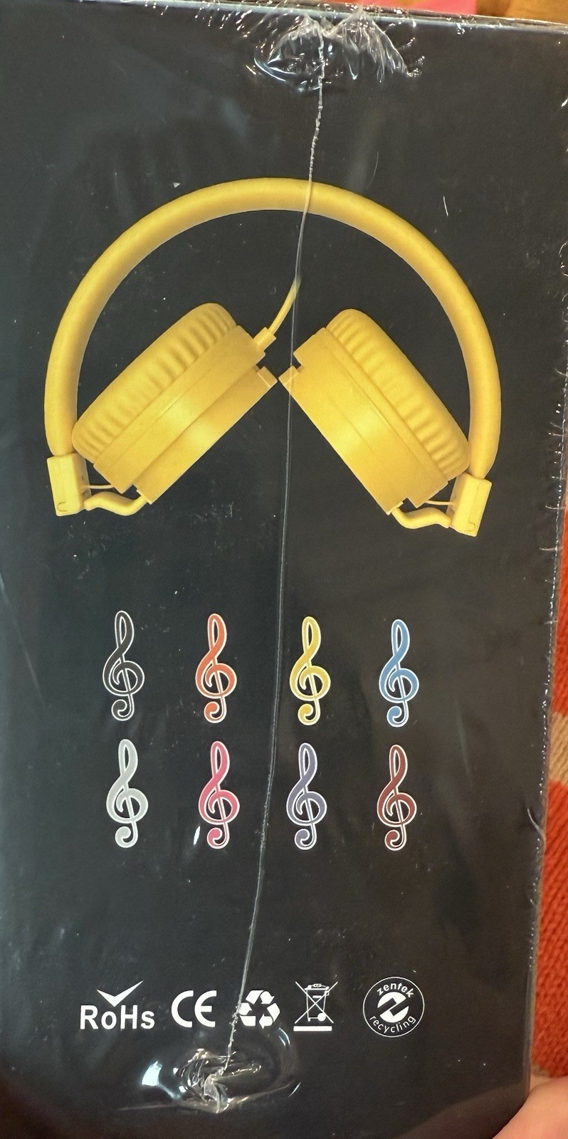 ONTA Kids Wired Headphones/Headset Unisex- Child Student Wired Yellow