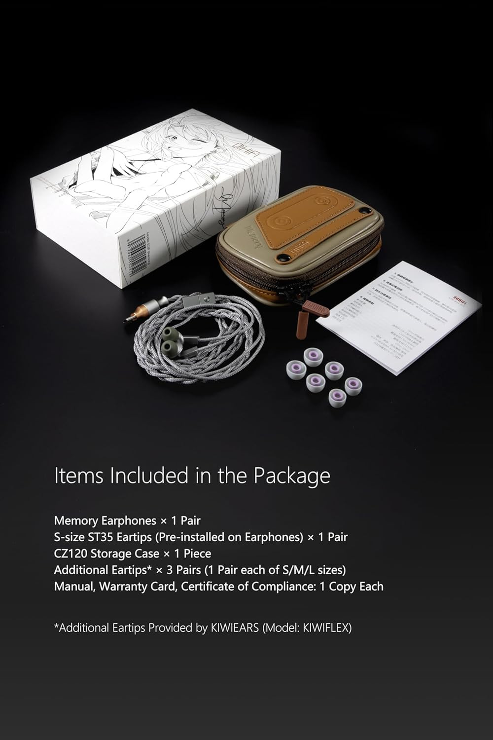 hifi E13P (Memory) 13Mm Super Linear Planar Driver Hifi In-Ear Earphones Suitabl
