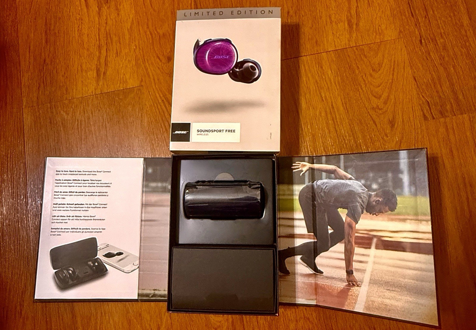 Bose SoundSport Free In Ear Wireless Headphones – Midnight Blue/Citron