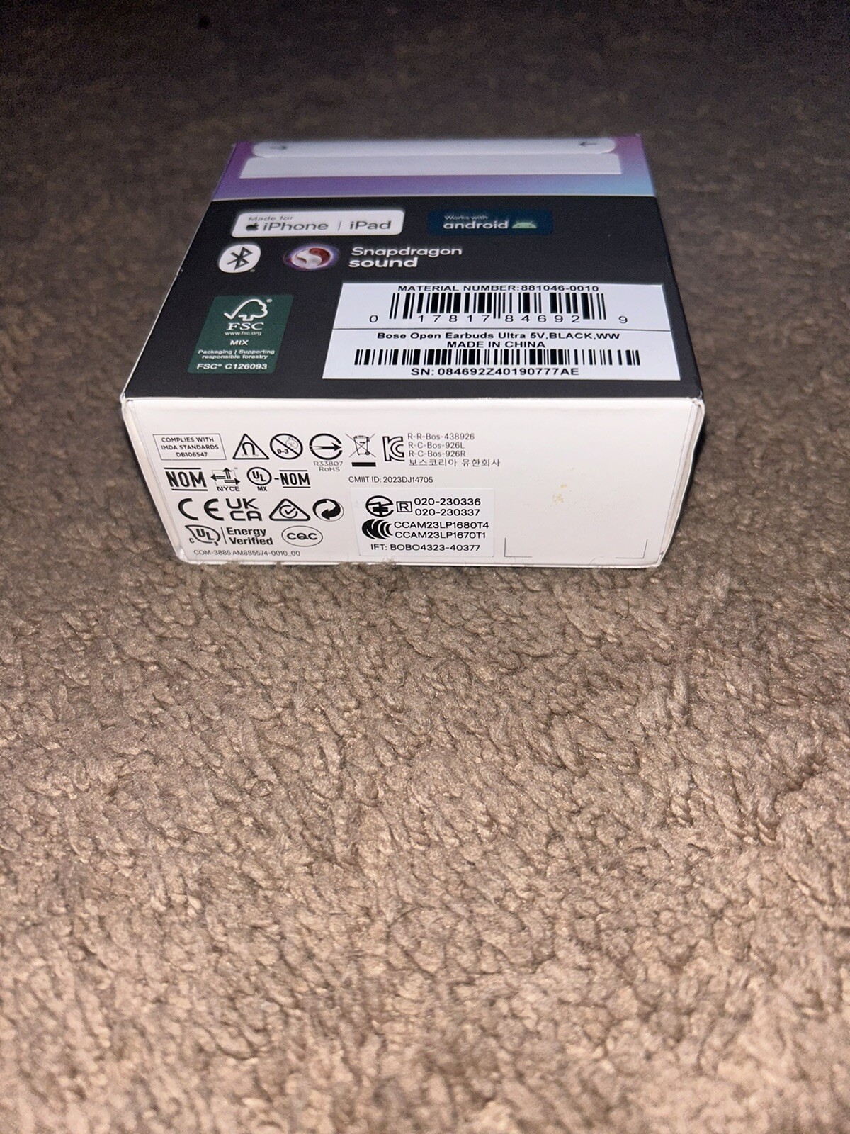 Bose Ultra Wireless Open Earbuds #881046-0010