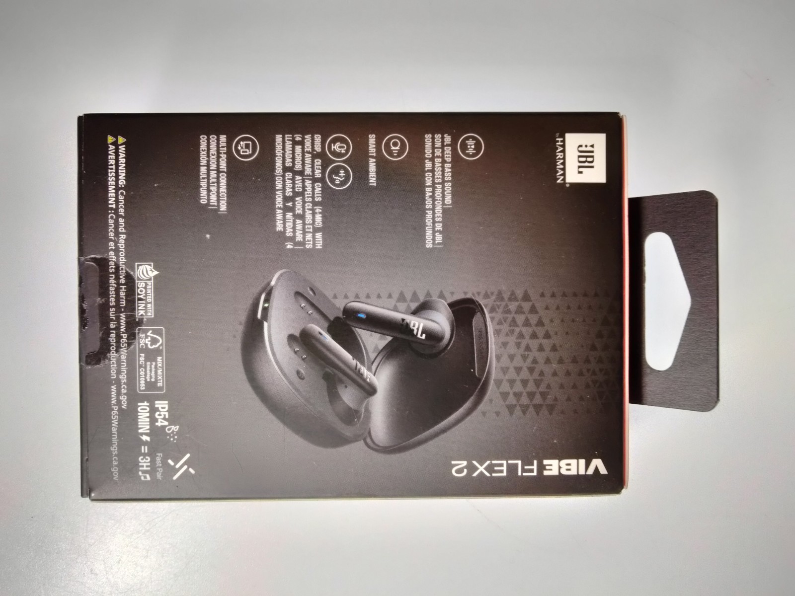 JBL Vibe Flex 2 Black Wireless Earbuds Bluetooth rand New in Factory Sealed Box