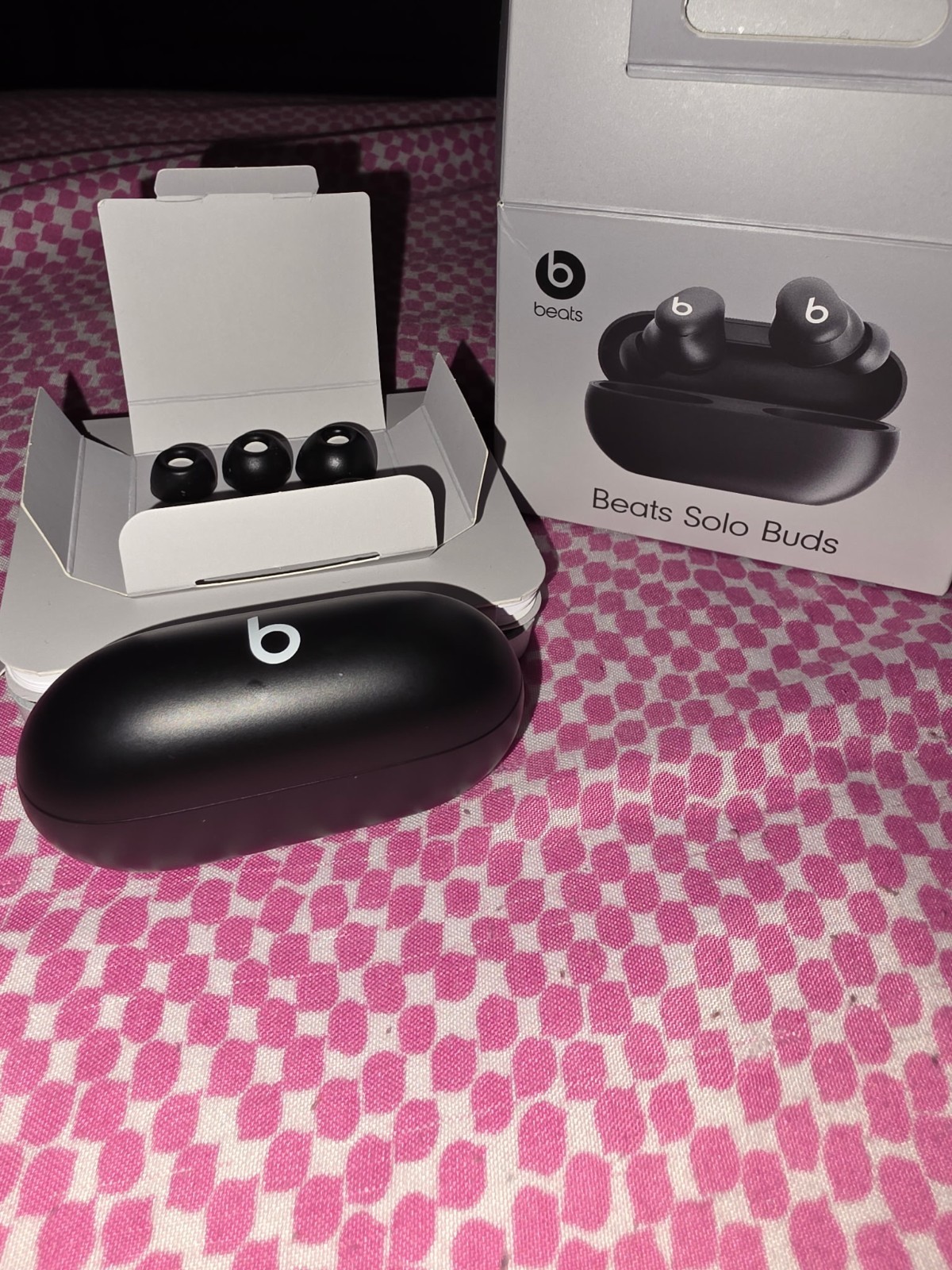 Beats Solo Buds Wireless Bluetooth Earbuds, 18-Hour Battery, Mic, Matte Black