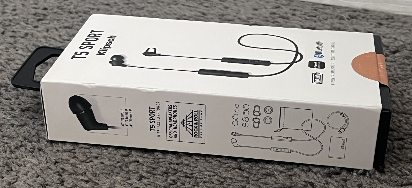 Klipsch T5 Sport Bluetooth Wireless Earphones Black