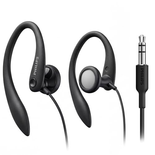Philips SHS3200BK Flexible Earhook Headphones 3.5MM Black