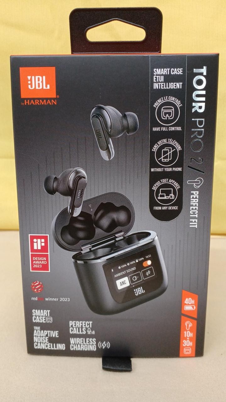JBL Tour Pro 2 Wireless Earbuds in Ear Noise Cancelling Headphones