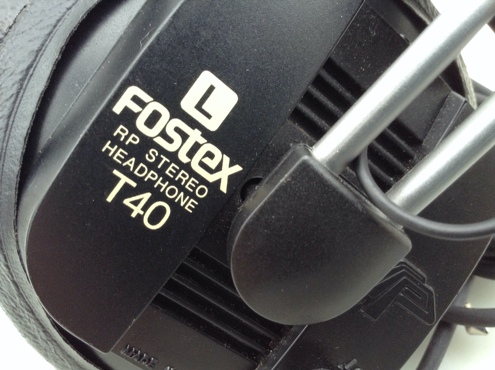 Vintage Fostex T40RP Headphones from the 1990s, Made in Japan, 1/4″ Audio Jack