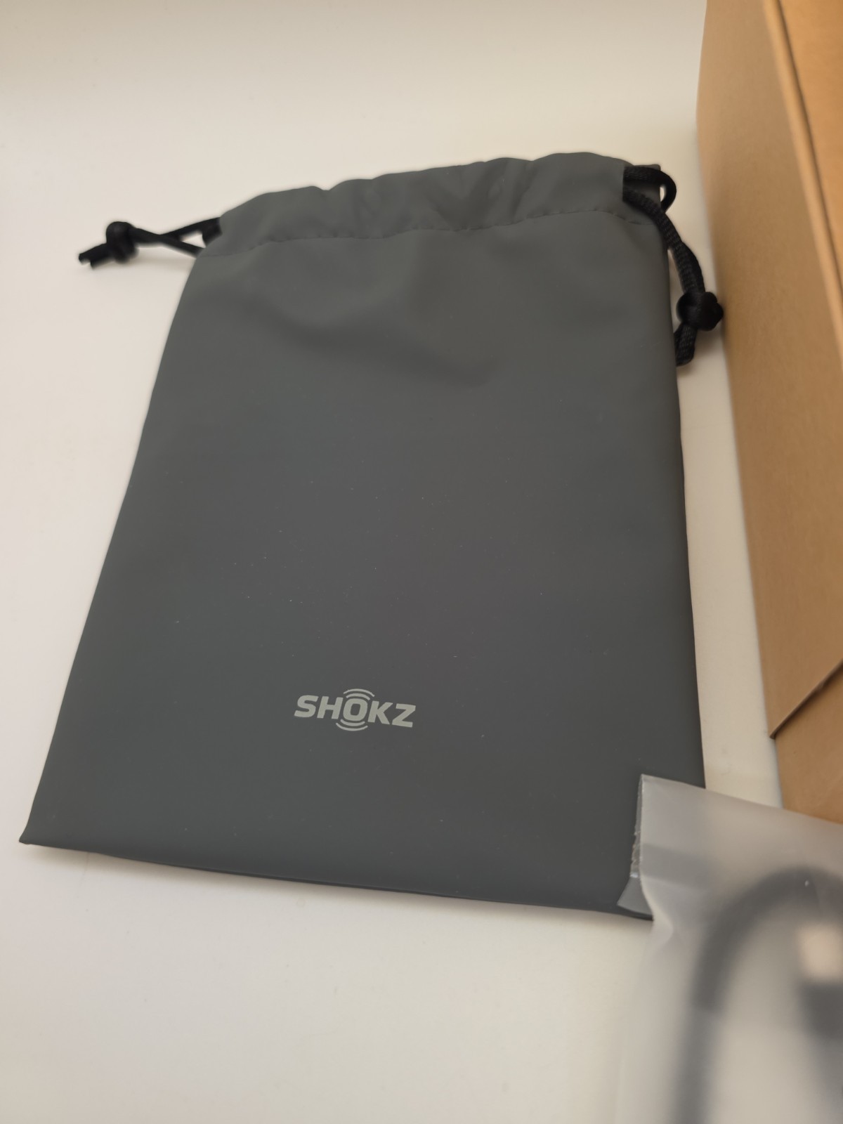 Shokz Open Move Bone Conduction Open Ear Sport Headphones Gray Open Box