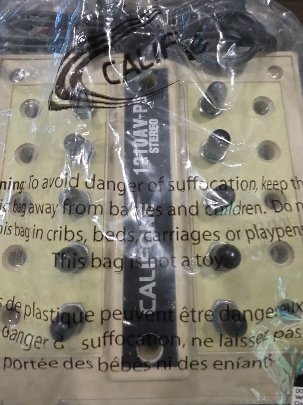 Califone 1210AV-PS 10-Position Stereo Jackbox Brand New Factory Sealed Bag NIB
