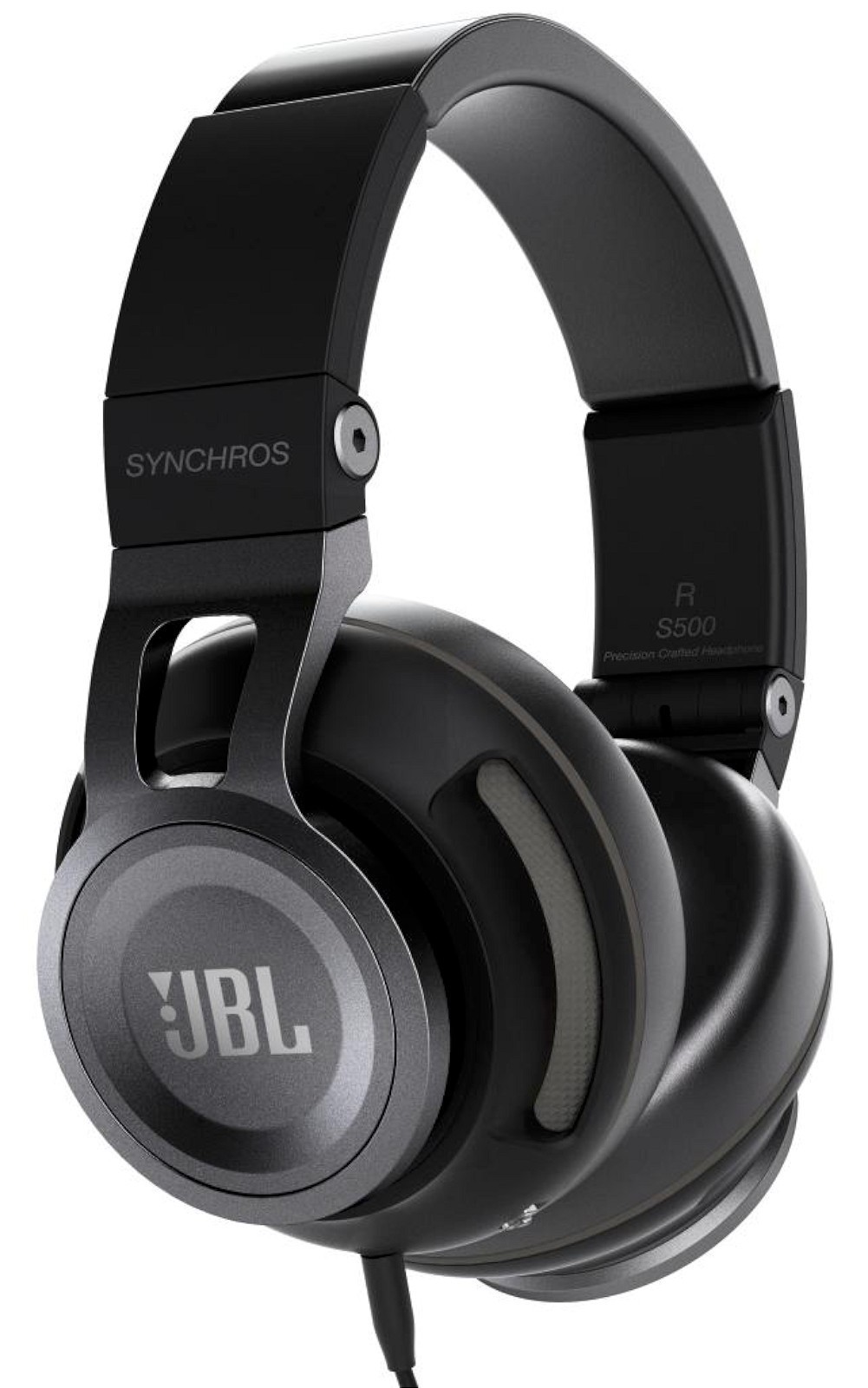 JBL Synchros Slate S500 Black Powered Over-the-Ear Stereo Headphones slate DJ -B