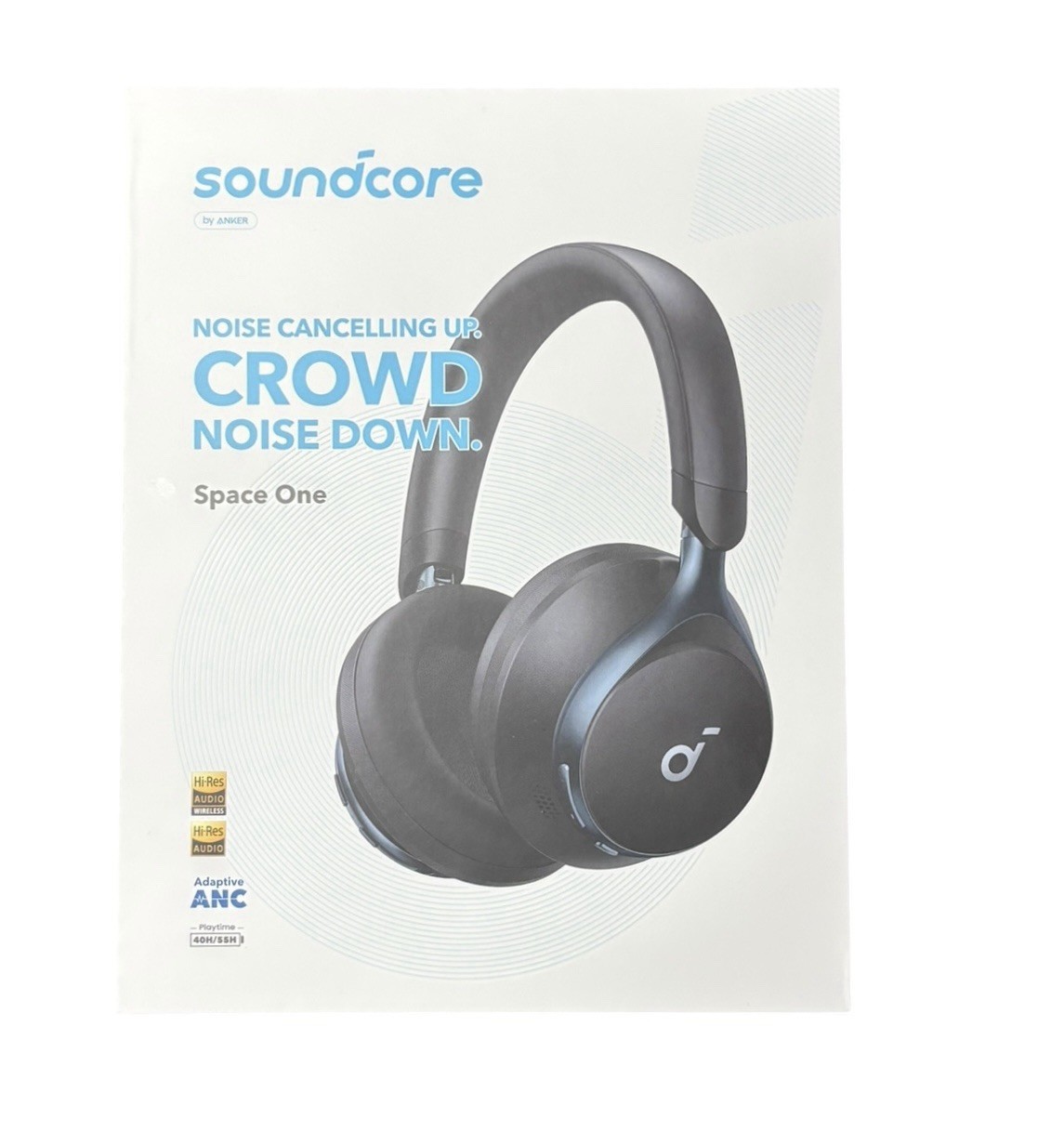 Soundcore Space One Wireless Headphones 2X Stronger Voice Reduction 40H ANC Play
