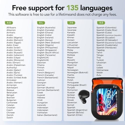 Auriculares De Traducción en Tiempo Real Traductor AI 135 Idiomas Audifonos 2025