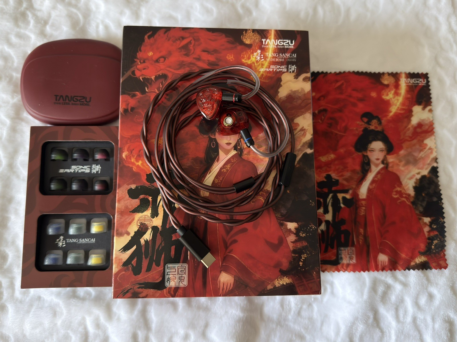 TANGZU WANER SG 2 Red Lion Bass Edition IEM, USB-C version with microphone