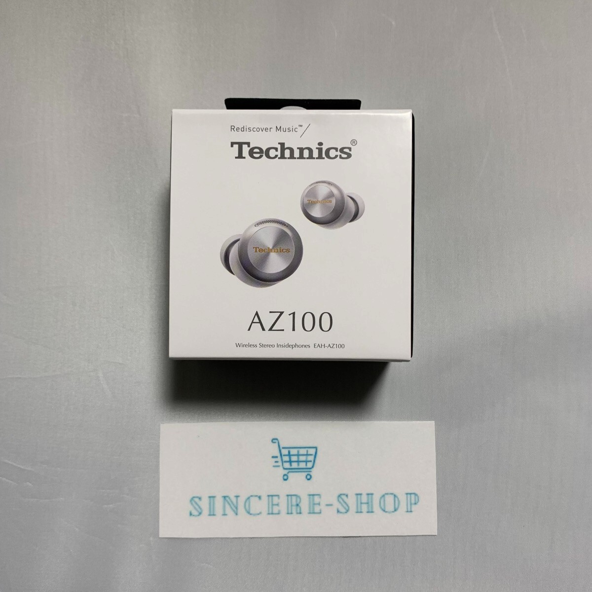 Technics EAH-AZ100-S K Wireless Earphones Magnetic Fluid Driver Silver Black